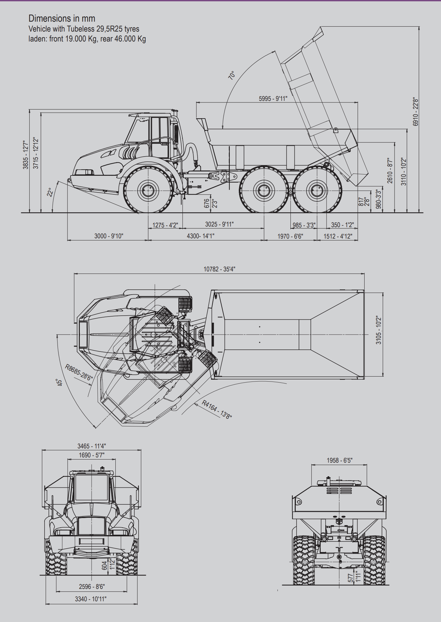 Сочлененный самосвал ASTRA ADT40