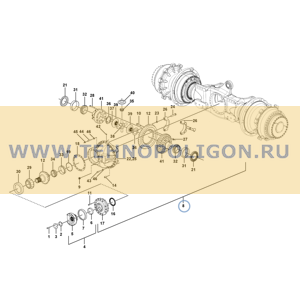 15443278 Дифференциал R100E